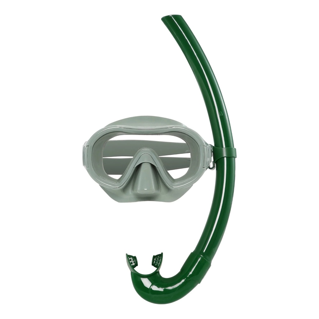[B2001] Snorkeling set Petites Pommes duikbril & snorkel- Goggle Betty Calile & Oxford green  - 6-14 yr