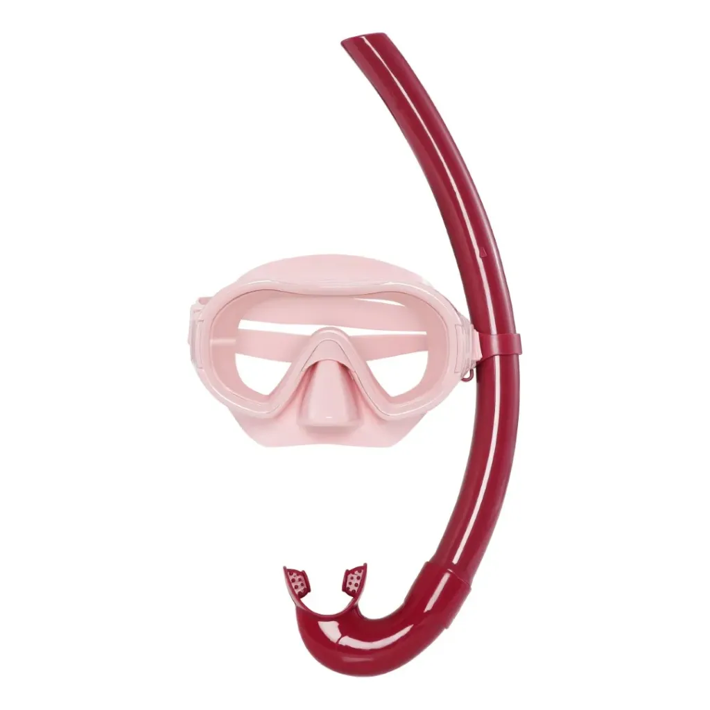 [B2002] Snorkeling set Petites Pommes duikbril & snorkel- Goggle Betty French Rose & Ruby Red - 6-14 yr
