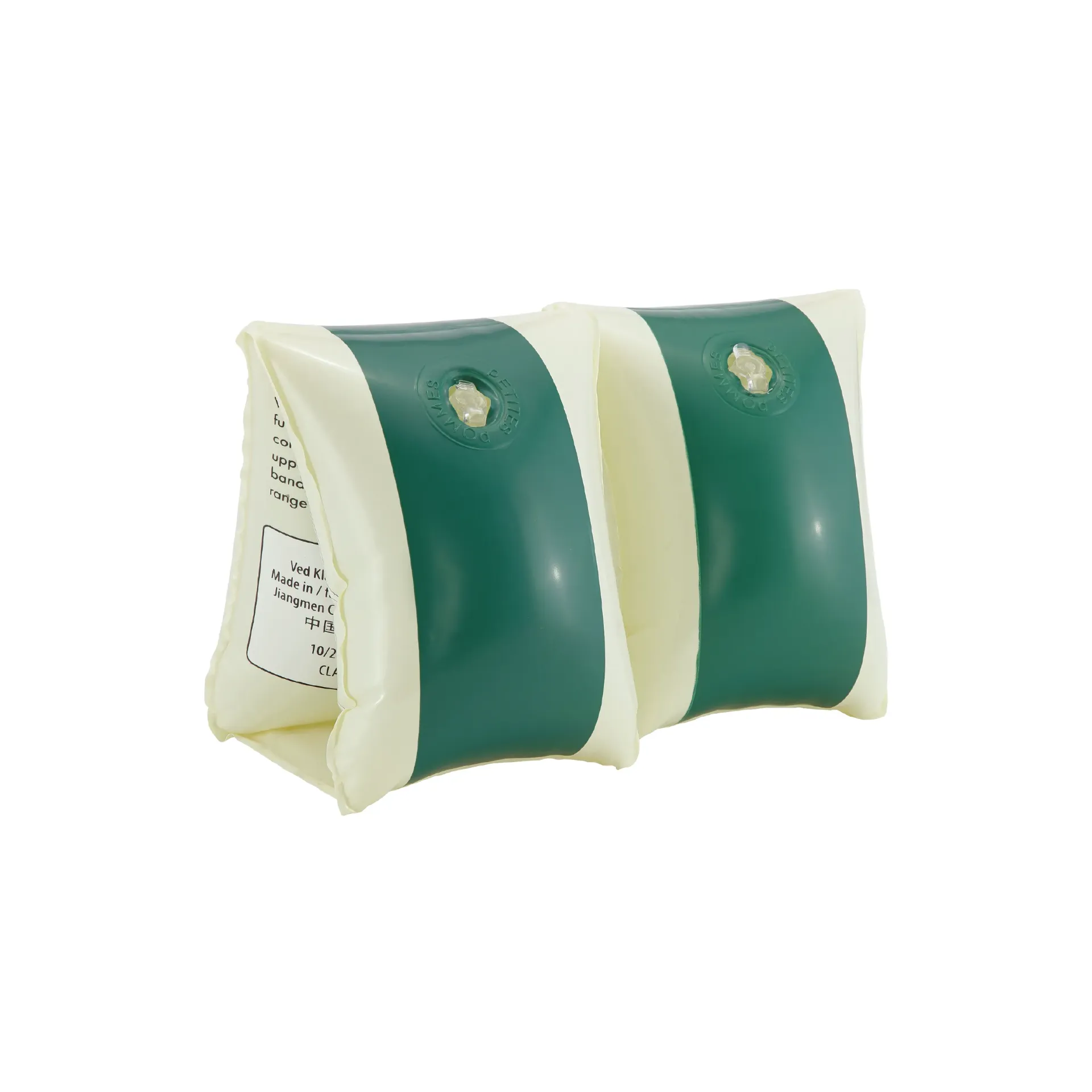 [C1003] Petites Pommes Alex Swim Arm Bands - Oxford Green (dark green)