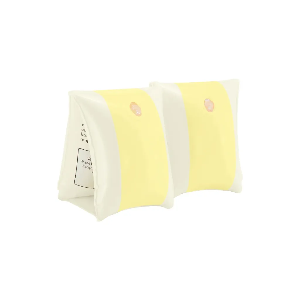[C1004] Swim Arm Bands Petites Pommes Alex - Pastel yellow