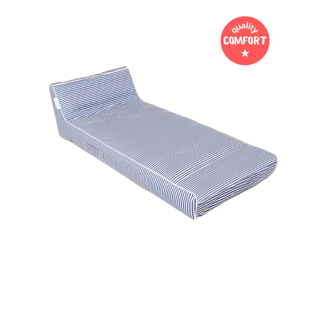 [E1001] Air pool lounger Le Weekend Navy Sunnylife