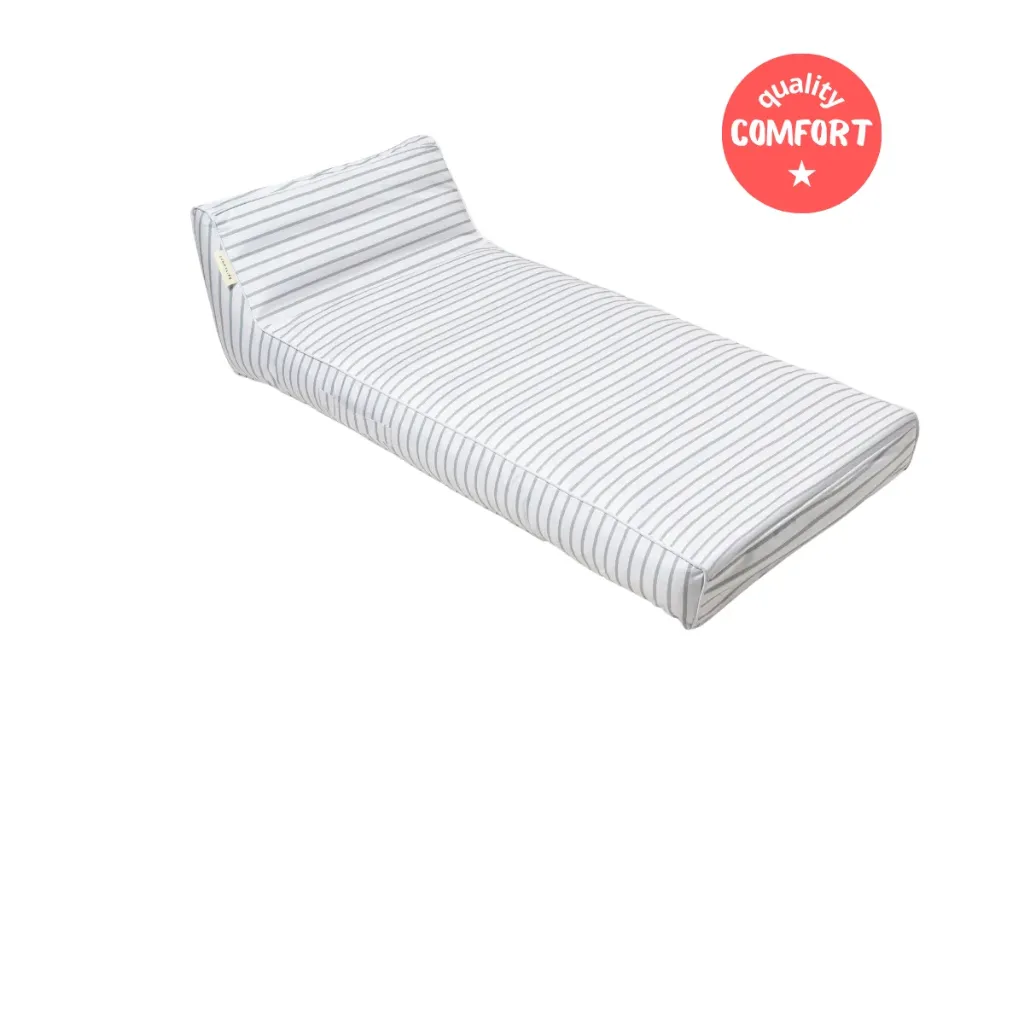 [E1003] Sunnylife Lie-on lounger La Palma Sage Stripe
