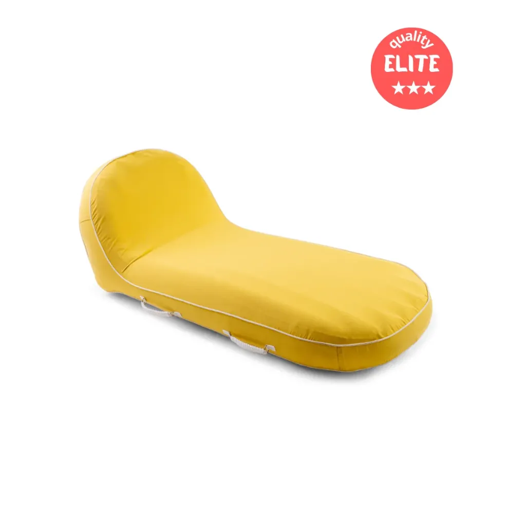 [E4003] Air pool lounger Business & Pleasure riviera mimosa (yellow)