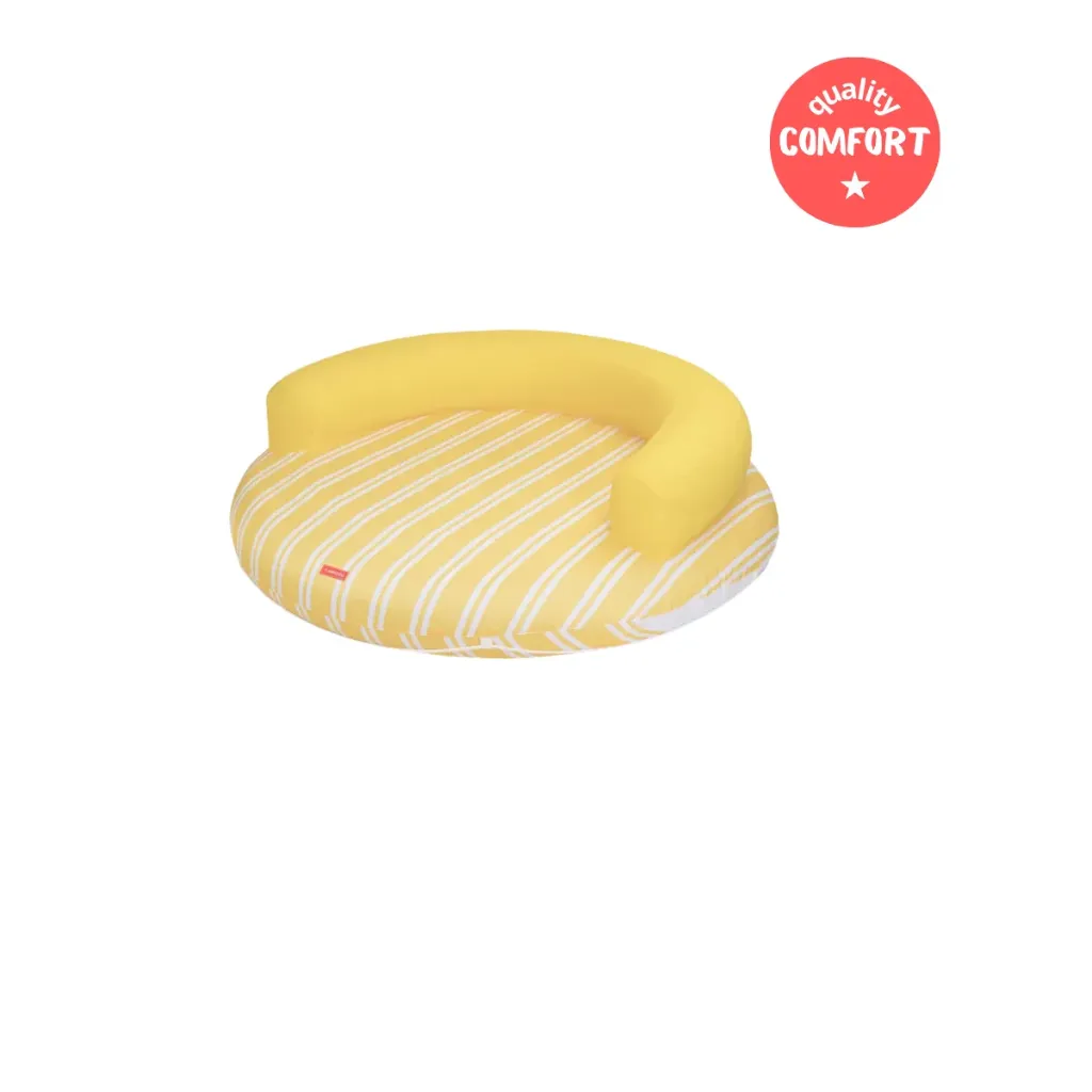 [E2006] Air Pool Relax Flamingueo yellow stripe