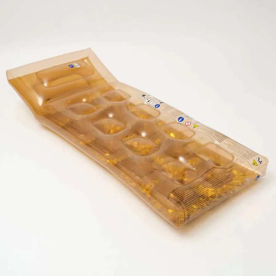 [F1015] Luchtmatras Retro Disco Gold Sunnylife
