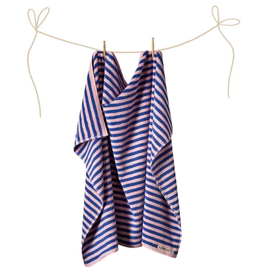 Beach Towel Bongusta Naram Dazzling Blue & Rose (100 x 150 cm)