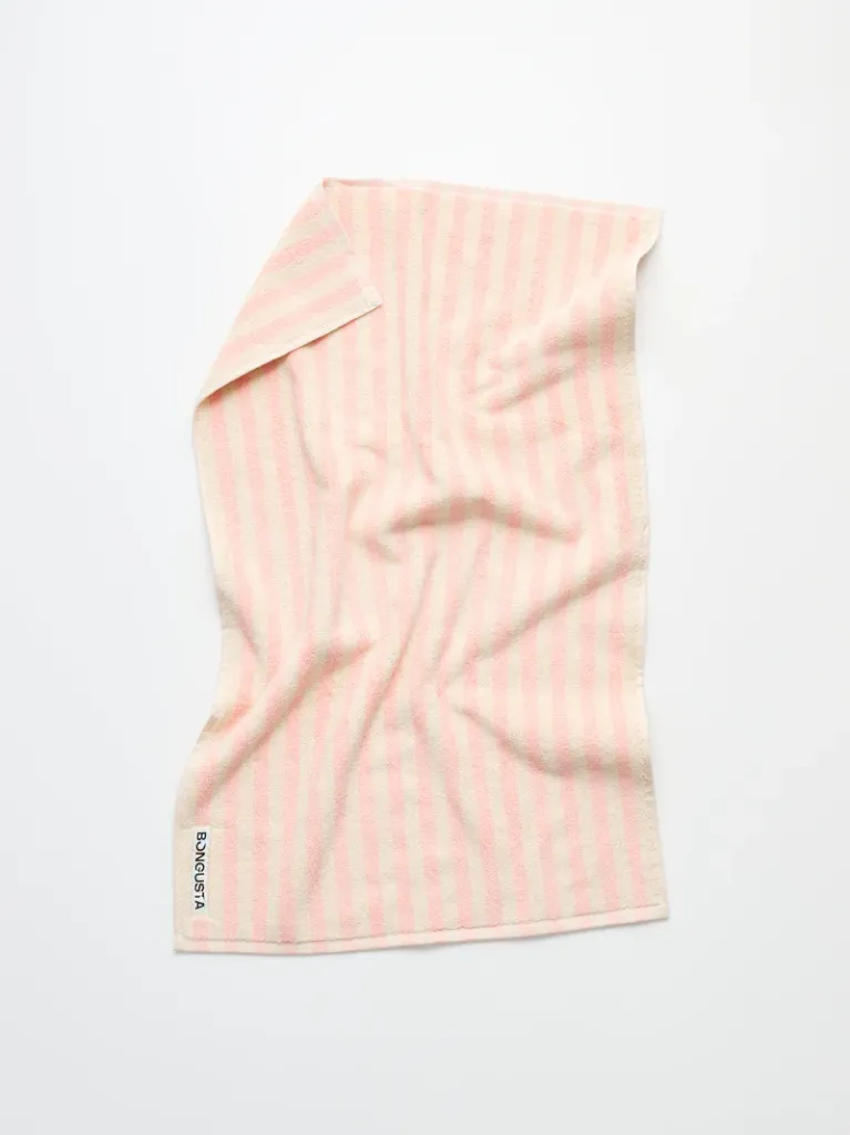 [H1006] Strandlaken Bongusta Naram  Tropical Rose & Creme (100 x 150 cm)