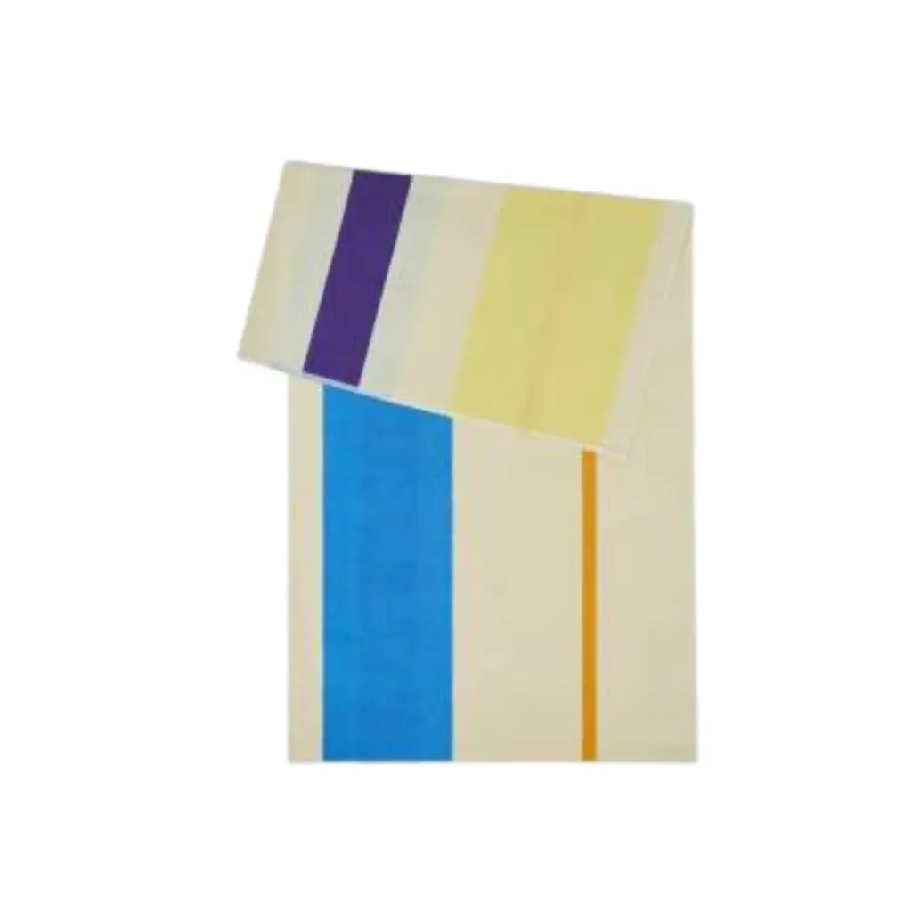 Strandlaken Suite 702 Aqua orange purple yellow (90 x 180 cm)