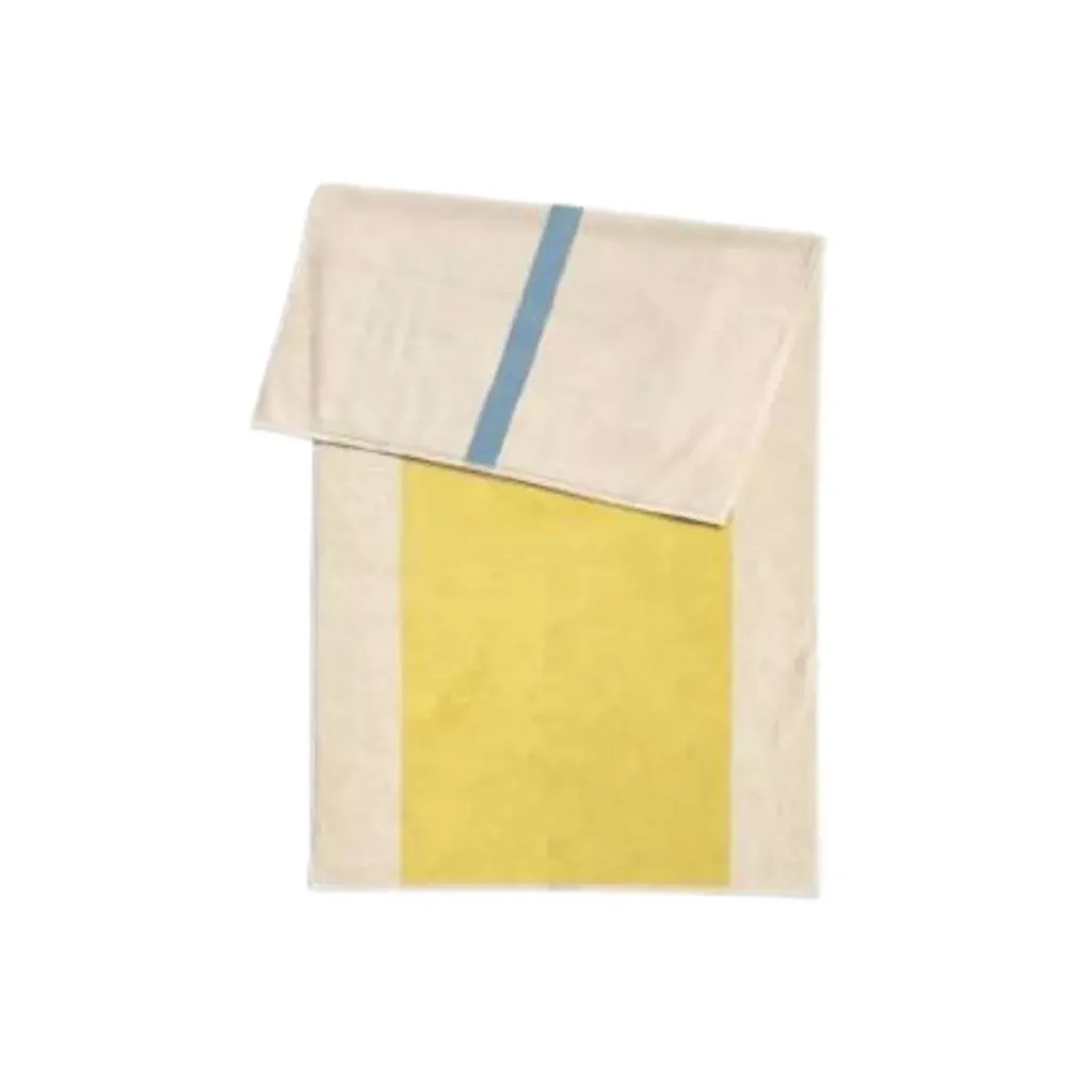 [H4003] Strandlaken Suite 702 GOT Yellow sky blue (90 x 180 cm)
