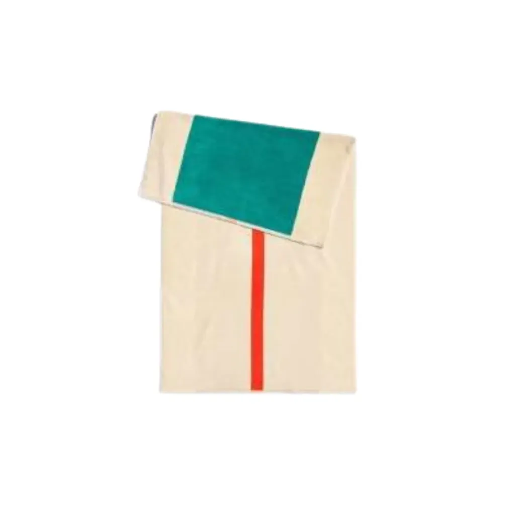 Badhanddoek Suite 702 groen-rood (70 x140 cm)