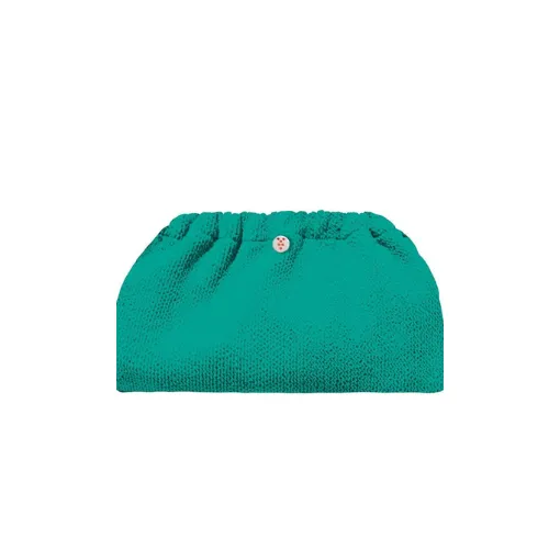 [I3002] Sorbet Island Crinkle clutch bag Blue Moon