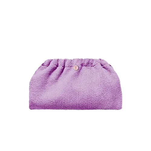 [I3004] Sorbet Island Crinkle clutch bag Fig