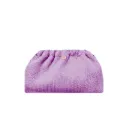 Sorbet Island Crinkle clutch bag Fig
