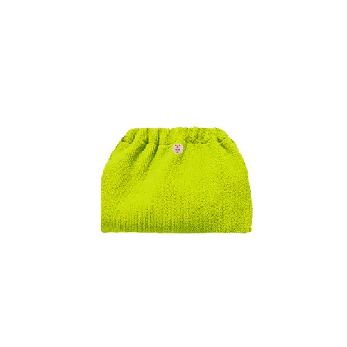 [I3009] Sorbet Island Crinkle Clutch bag Lemon