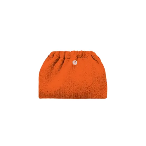 [I3011] Sorbet Island Crinkle Clutch bag Orange