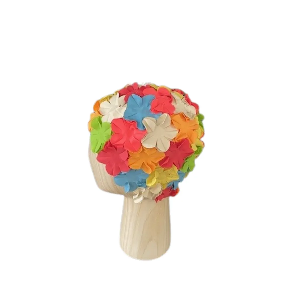 [S3013] Vintage badmuts multiflower multicolor 