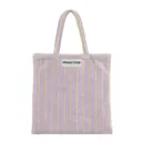 Totebag Bongusta Naram lilac & neon yellow (lila & geel)