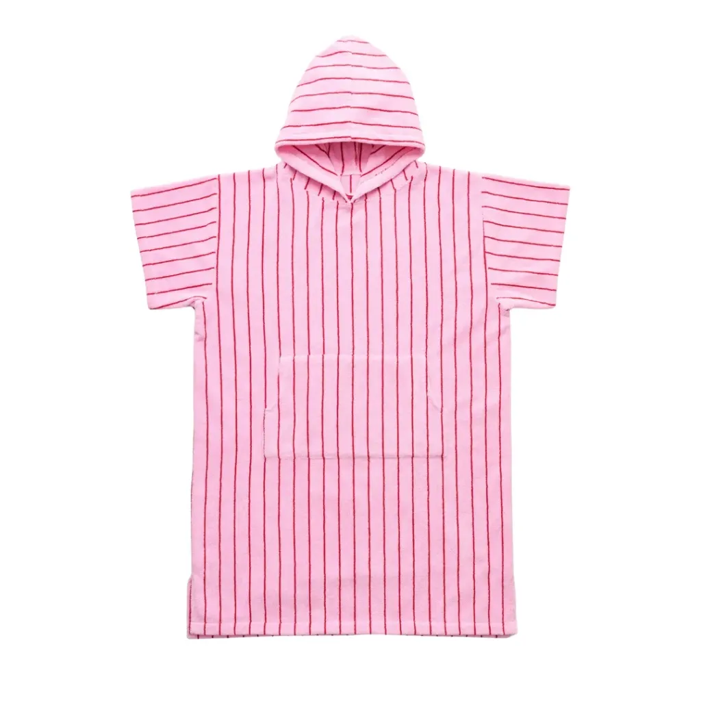 [X1301] Adult Poncho Bongusta Naram Baby Pink & Ski Patrol