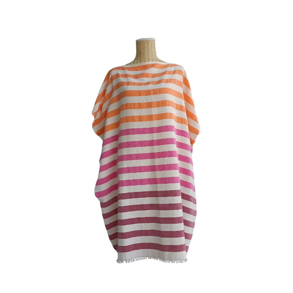 Poncho aux Bains Français Rosa